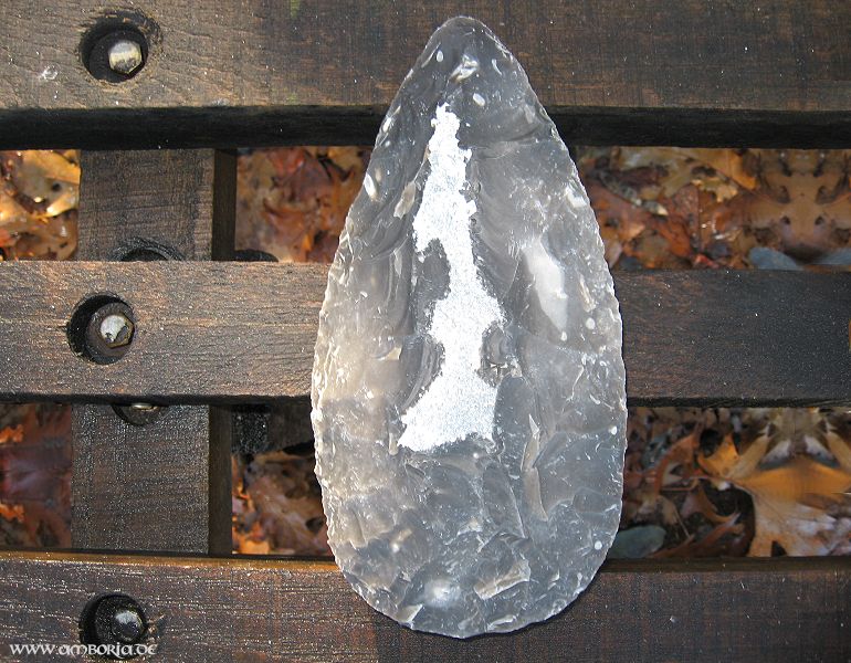 Amboria Steinzeit Feuerstein Faustkeil - Flint Flintknapping (1c)