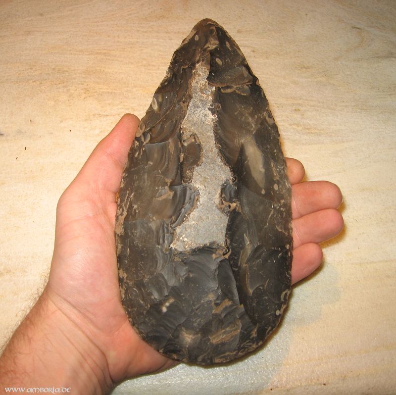 Amboria Steinzeit Feuerstein Faustkeil - Flint Flintknapping (1e)